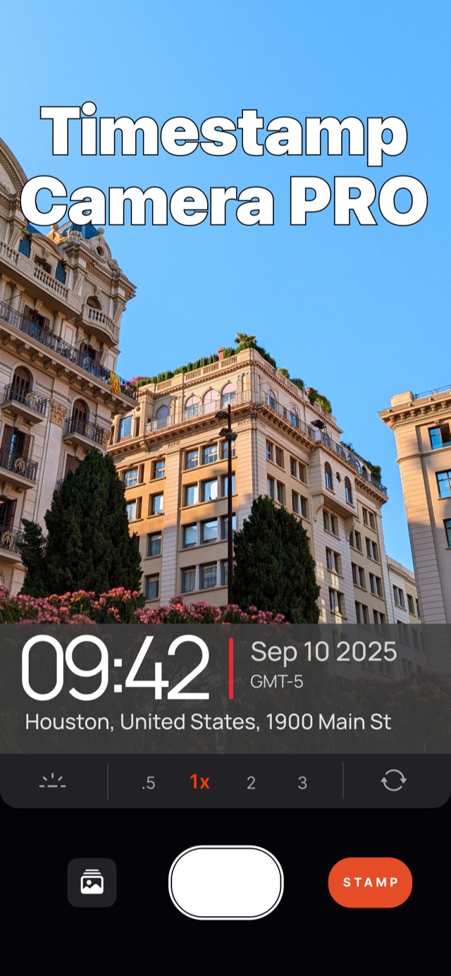 Timestamp Camera PRO screenshot